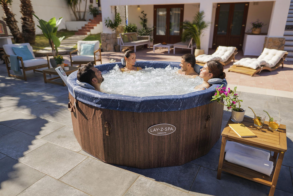 Lay-Z-Spa Toronto foam hot tub seating 7 people