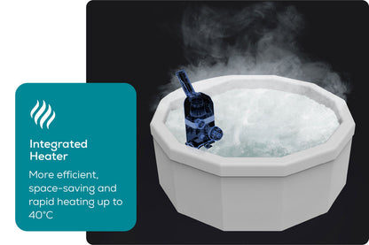 Foam wall energy saving hot tub exterior
