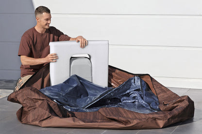 Lay-Z-Spa Toronto foam wall hot tub easy setup