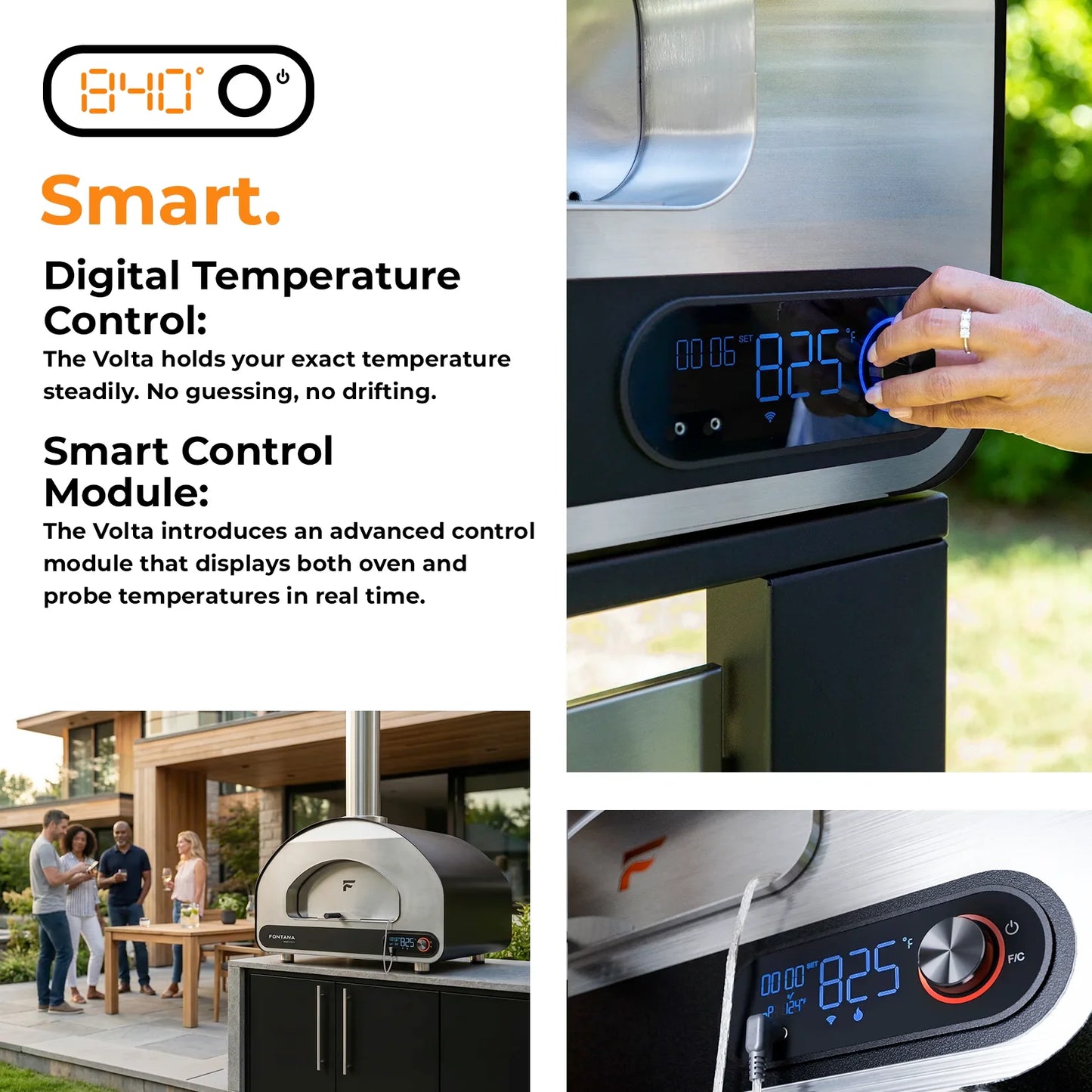 Fontana Forni Volta 70 Smart Outdoor Pizza Oven