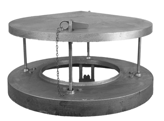 Schiedel Garden 500 top ring complete cast aluminium chimney cap
