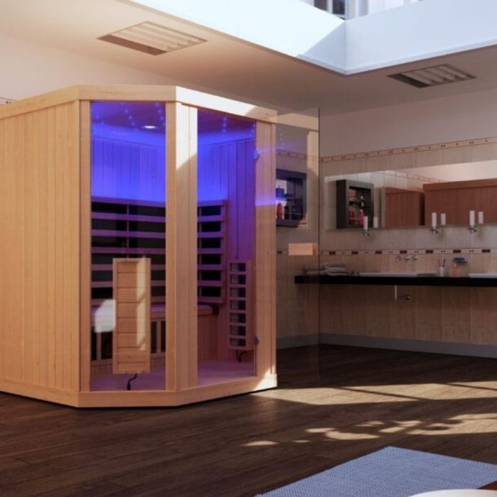 GH Vision T3 3-Person Low EMF Full Spectrum Infrared Sauna