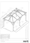 Open Wooden Gazebo Grande 2.9m x 4.9m Pine