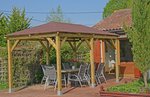 Open Wooden Gazebo Grande 2.9m x 4.9m Pine