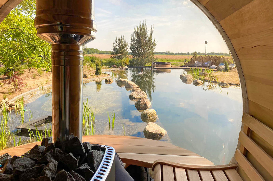 SAUNAONES® Barrel Sauna Serenity Nature Air 4