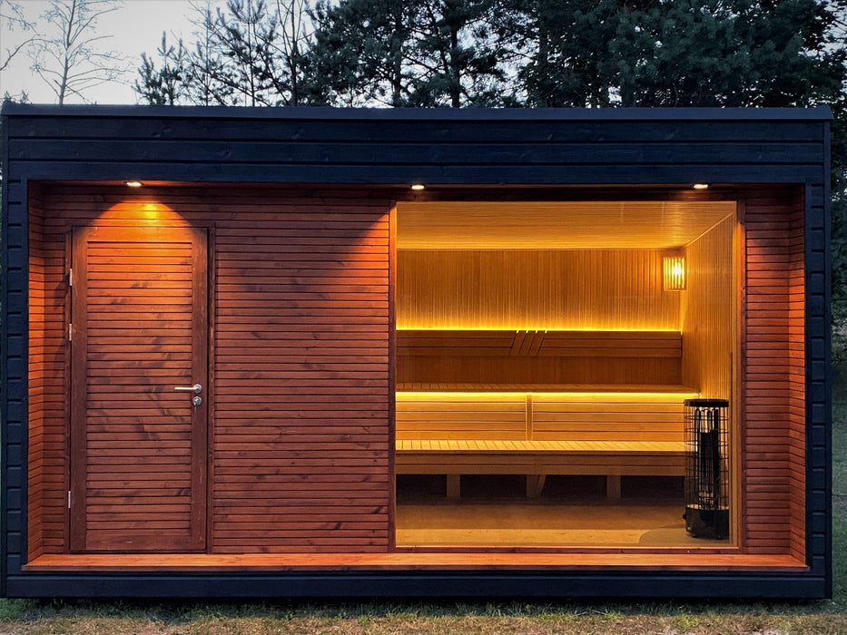 Halo Saunas Hideout 6 Person Traditional Sauna 5m