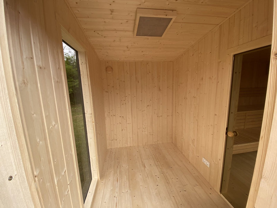 Halo Saunas Hideout 6 Person Traditional Sauna 5m