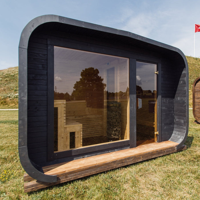 Halo Saunas Sanctuary V1 4 Person Traditional Outdoor Sauna