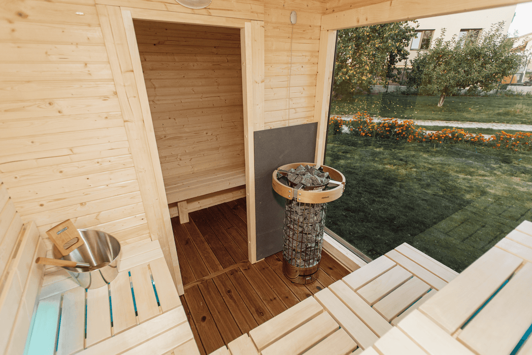 Halo Saunas Sanctuary V1 4 Person Traditional Outdoor Sauna