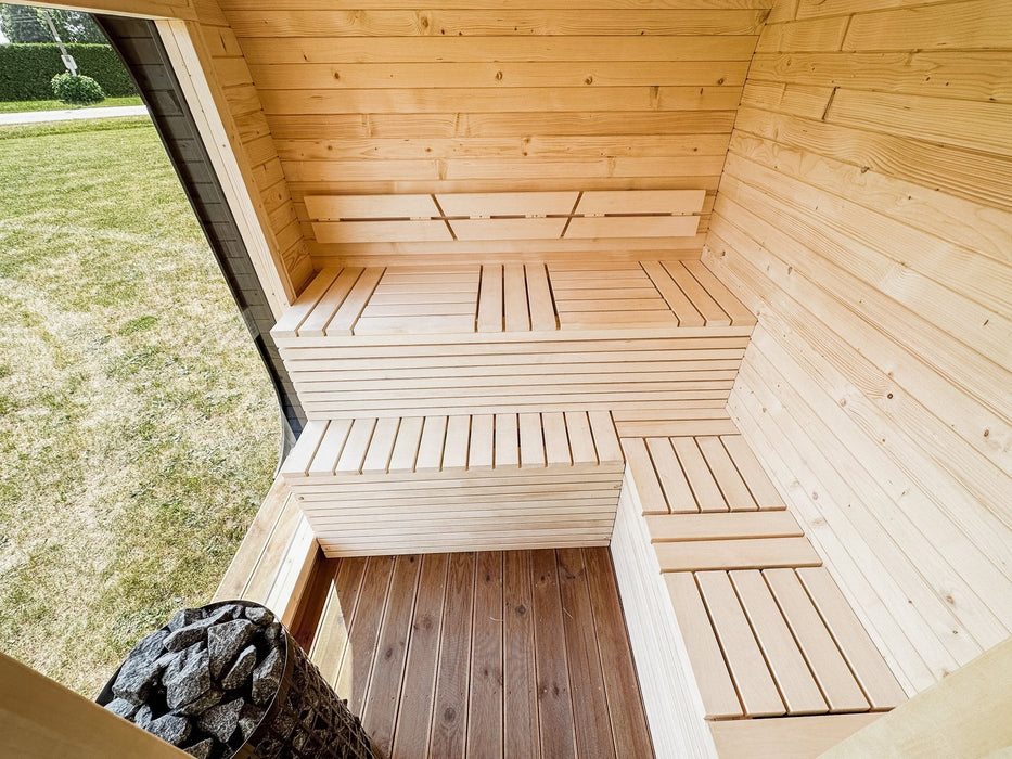 Halo Saunas Sanctuary V1 4 Person Traditional Outdoor Sauna