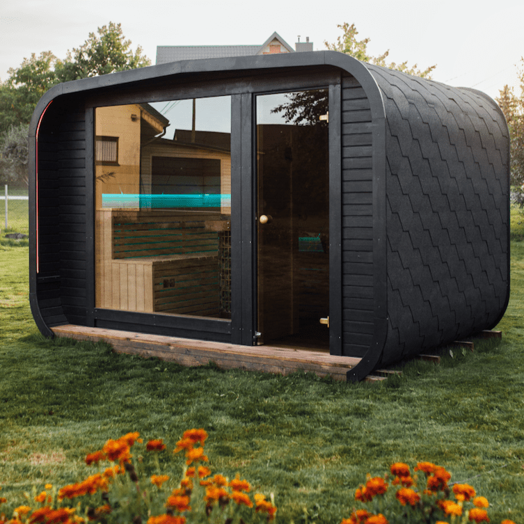 Halo Saunas Sanctuary V1 4 Person Traditional Outdoor Sauna