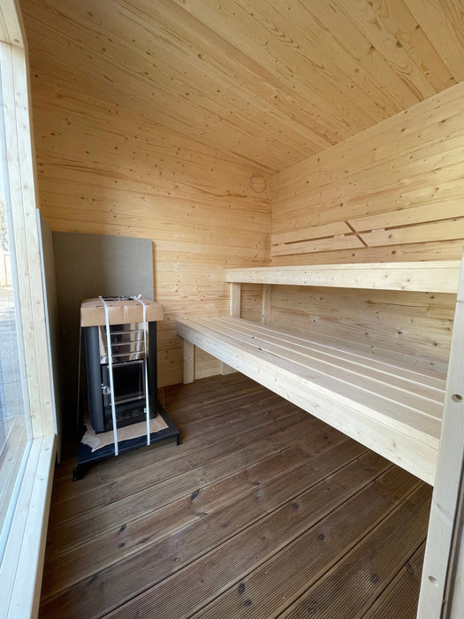 Halo Saunas The Nordic Escape Traditional Outdoor 6 Person Sauna