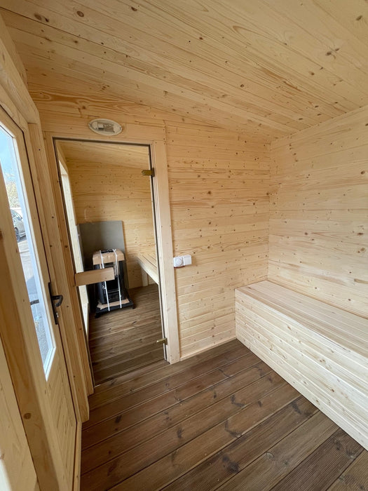 Halo Saunas The Nordic Escape Traditional Outdoor 6 Person Sauna