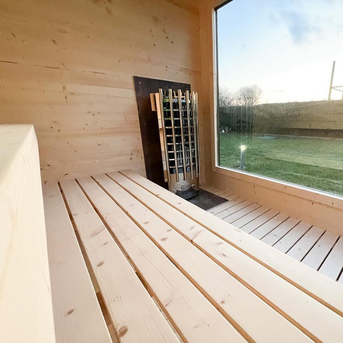 Halo Saunas Zen Box 2.2m x 2.2m Traditional Sauna