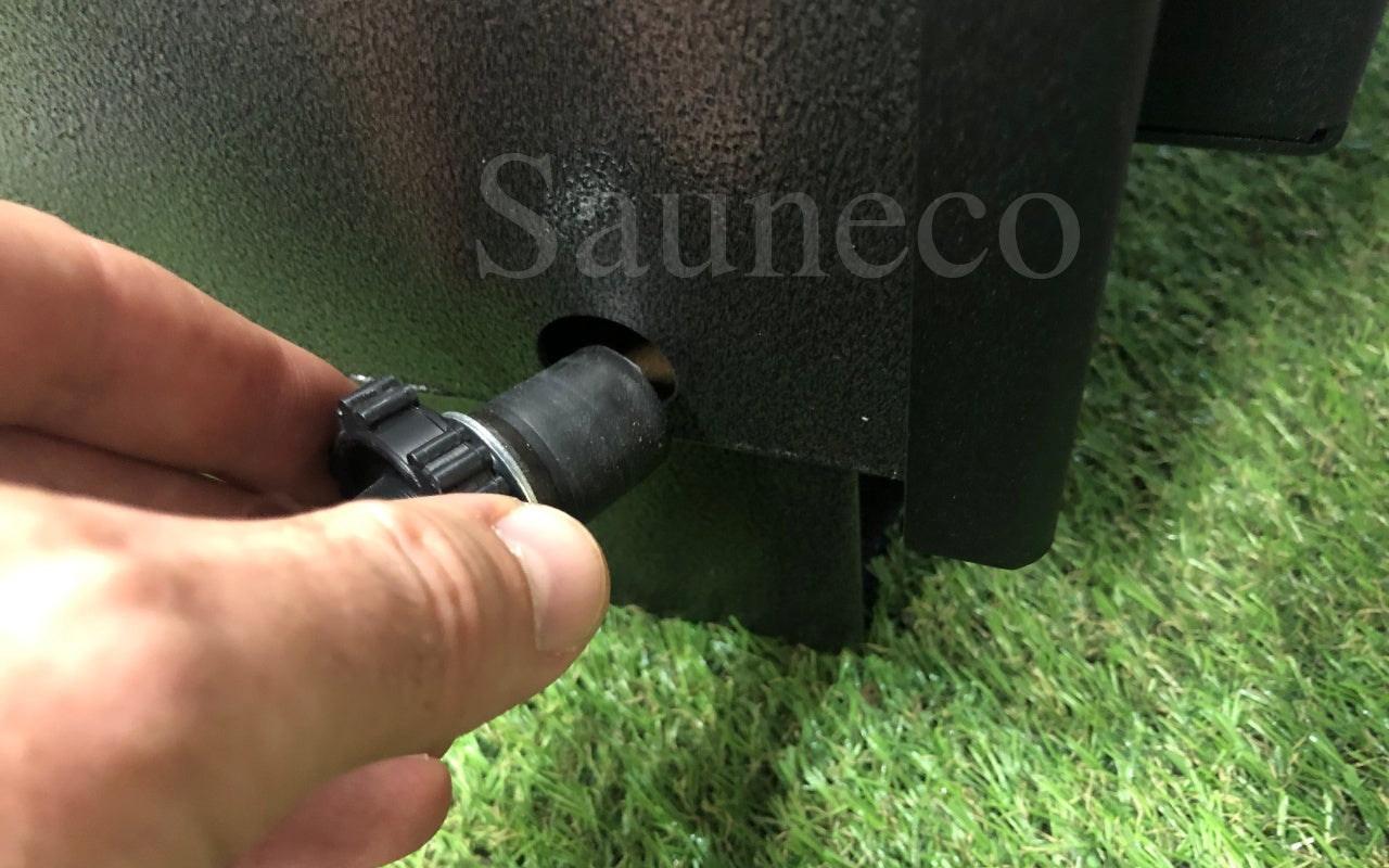 50 kW External Wood-fired Hot Tub Stove (Stainless Steel)