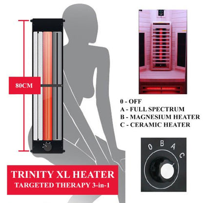 Full Spectrum Infrared Home Sauna - 1m x 1m