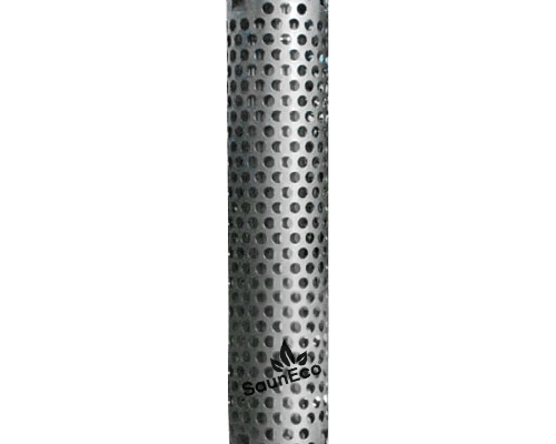 Protection tube for wooden hot tub chimney with holes
