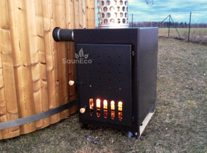 External Marine Aluminium Wood-fired Hot Tub Stove (50kW)