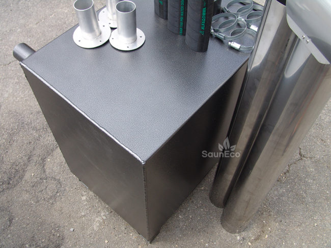 External Marine Aluminium Wood-fired Hot Tub Stove (50kW)