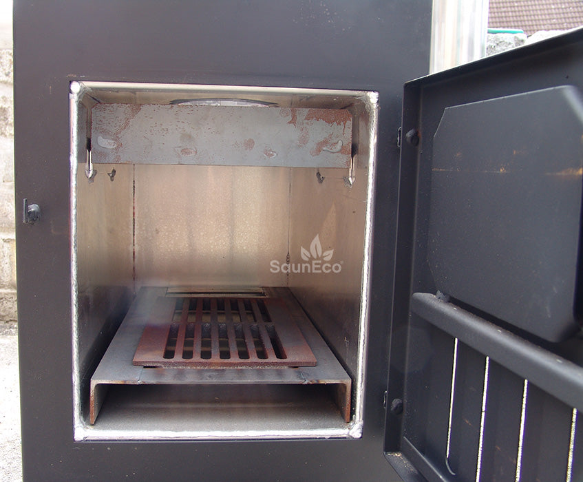 40 kW External Woodburning Hot Tub Stove (Marine Aluminium)