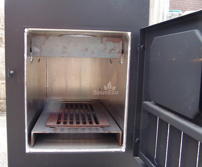 40 kW External Woodburning Hot Tub Stove (Marine Aluminium)