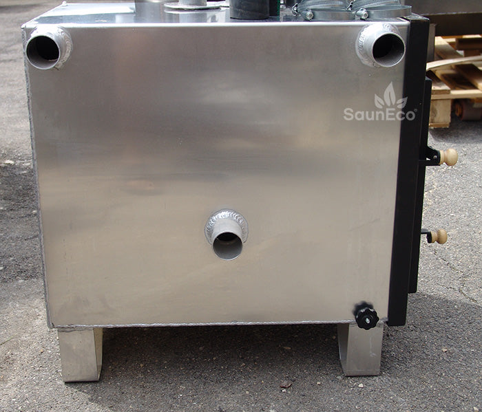 40 kW External Woodburning Hot Tub Stove (Marine Aluminium)