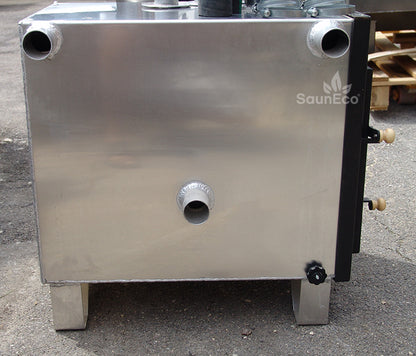 40 kW External Woodburning Hot Tub Stove (Marine Aluminium)