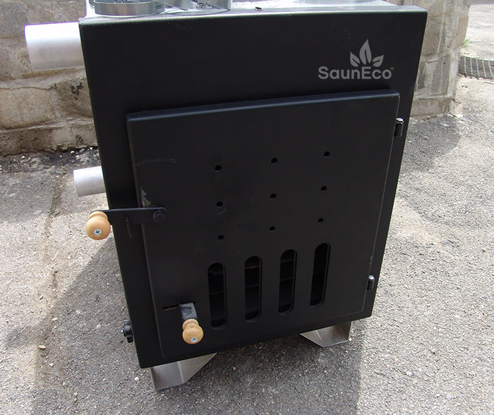 40 kW External Woodburning Hot Tub Stove (Marine Aluminium)