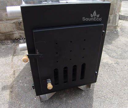 40 kW External Woodburning Hot Tub Stove (Marine Aluminium)
