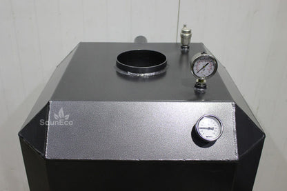 Upright Wood-fired Swimming Pool Heater 80kW (Aluminium)