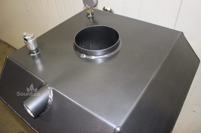 Upright Wood-fired Swimming Pool Heater 80kW (Aluminium)