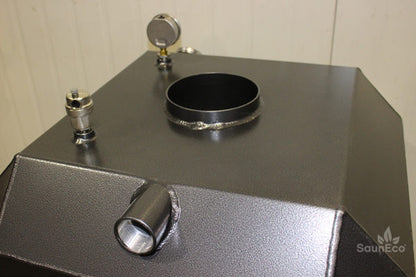 Upright Wood-fired Swimming Pool Heater 80kW (Aluminium)