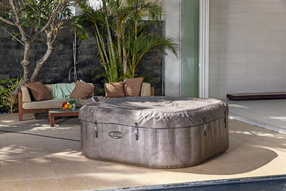 lay-Z-Spa Rome AirJet hot tub with built-in pump and insulating cover
