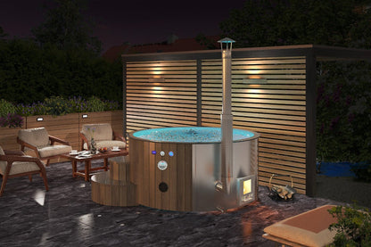 Barrel hot tub deluxe XL – Ø 2.2m