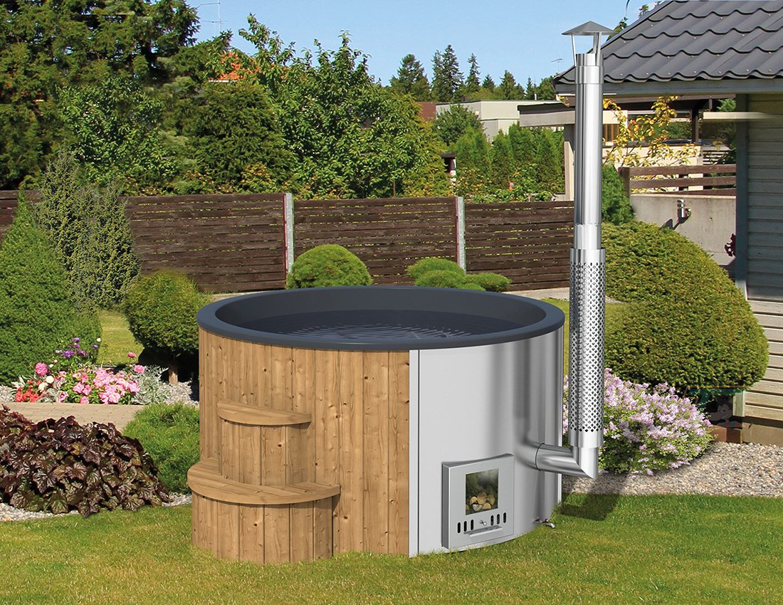 Barrel hot tub deluxe – Ø 2m
