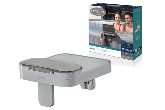 Lay-Z-Spa hot tub accessory table with drinks and phone holder