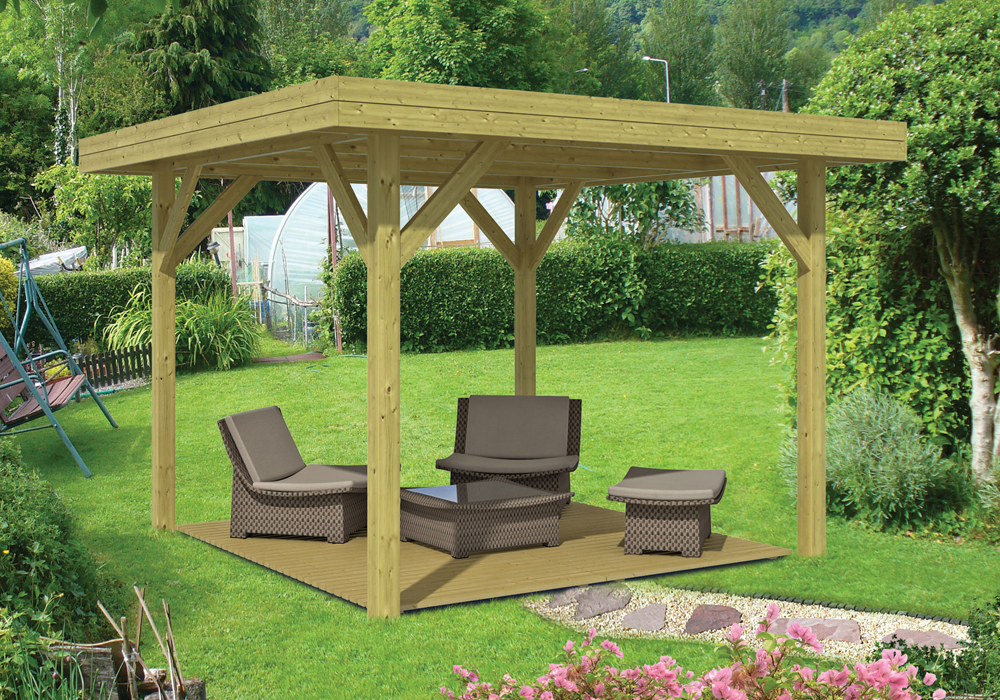 Medium Modern Gazebo 3.65 x 3.65m