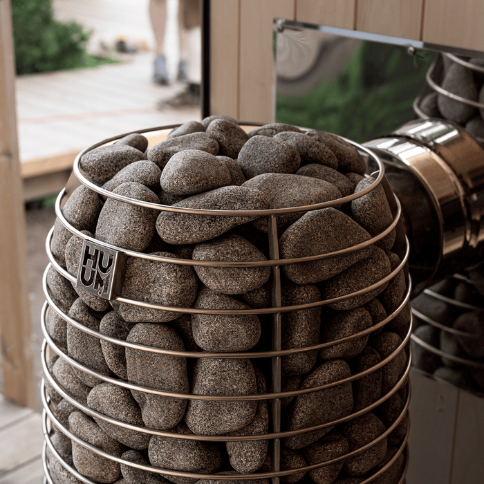 HUUM HIVE Flow Wood Burning Sauna Heater with Large Stone Capacity