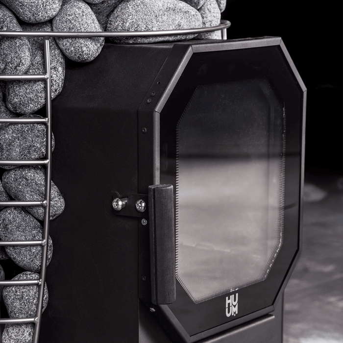 HUUM HIVE Flow Wood Burning Sauna Heater with Large Stone Capacity