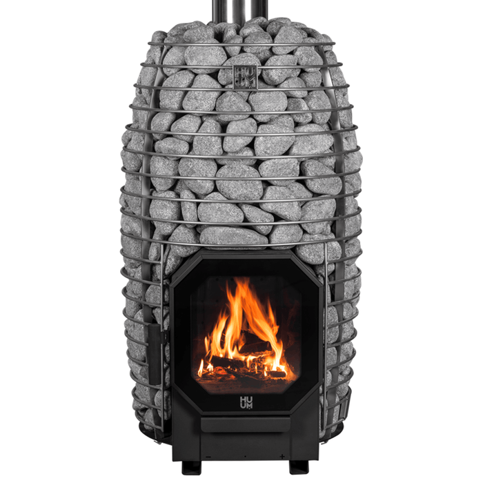 HUUM HIVE Flow Wood Burning Sauna Heater with Large Stone Capacity