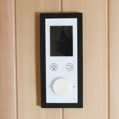 Hybrid Outdoor 2-Person Sauna - Infrared & Traditional Heater
