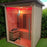 Hybrid Outdoor 2-Person Sauna w/ Bluetooth Speakers
