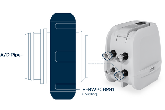 Lay-Z-Spa HydroJet A/D coupling part diagram