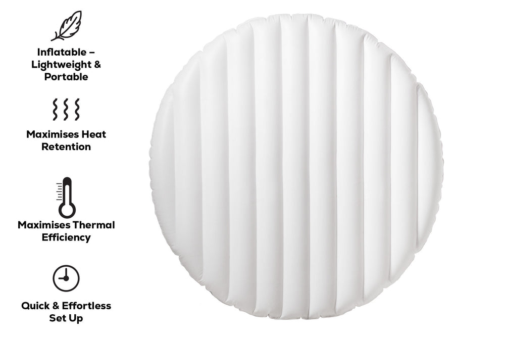 Inflatable round lid for Lay-Z-Spa Helsinki Napa Toronto spa