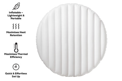 Inflatable round lid for Lay-Z-Spa Helsinki Napa Toronto spa