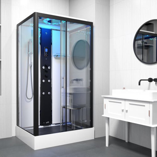 Insignia Monochrome Rectangle Steam Shower