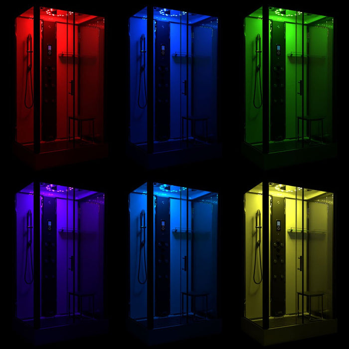 Insignia Monochrome Rectangle Steam Shower