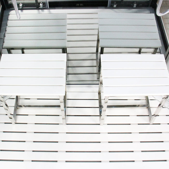 Insignia Platinum Black Framed 2-Person Steam Shower Cabin 1400 x 900