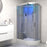 Insignia Platinum Shower Cabin 1200x800mm - Chrome Frame/Left Hand