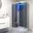 Insignia Platinum Shower Cabin 1200x800mm - Chrome Frame/Left Hand